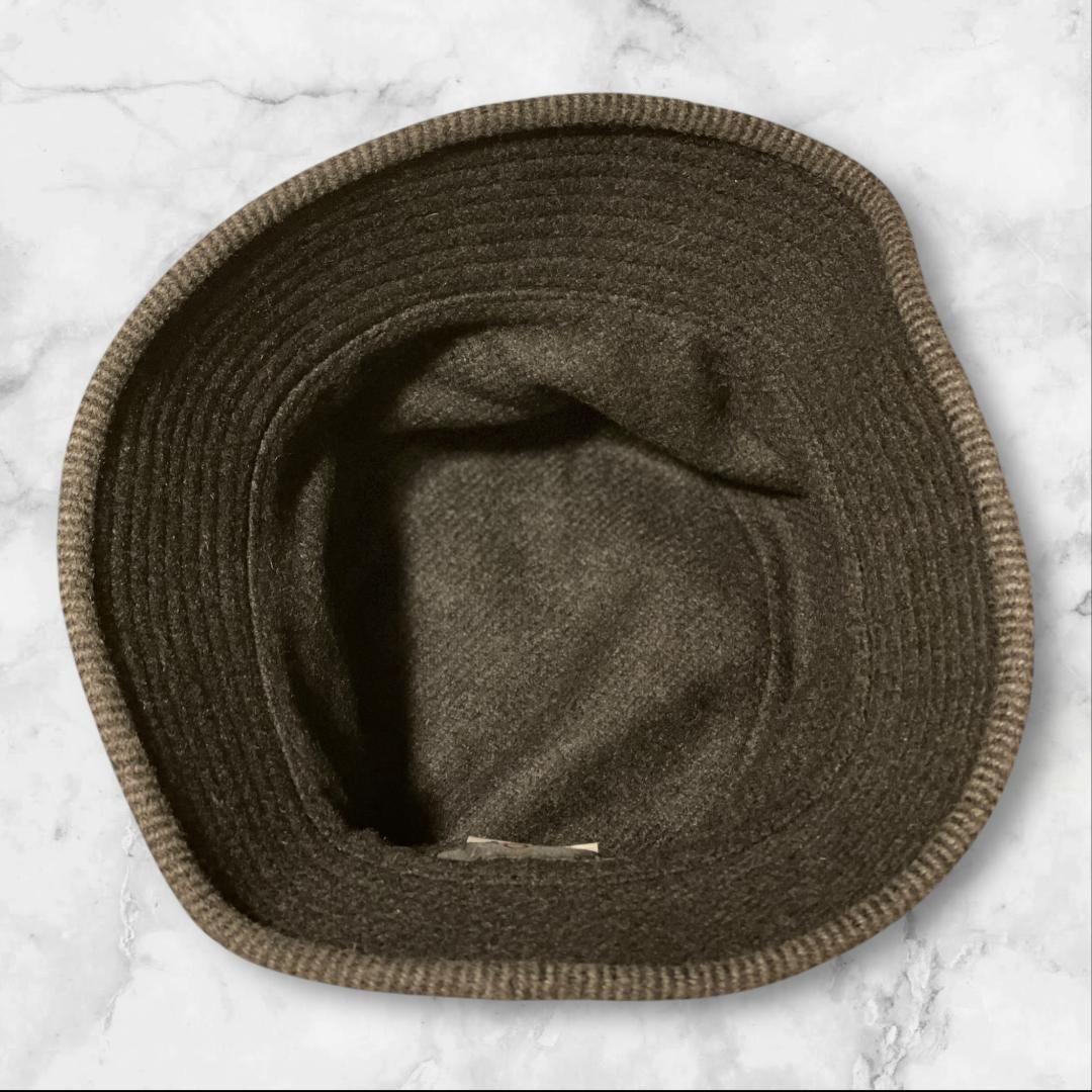 エルメス Motsch 高級ウール 57 バケットハット - メルカリ