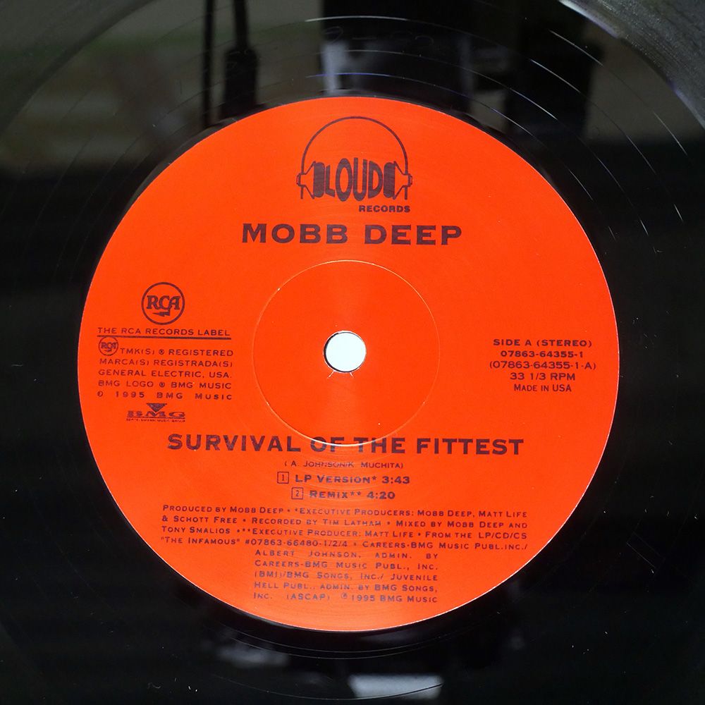 米 US盤 MOBB DEEP/SURVIVAL OF THE FITTEST/LOUD 07863643551 12