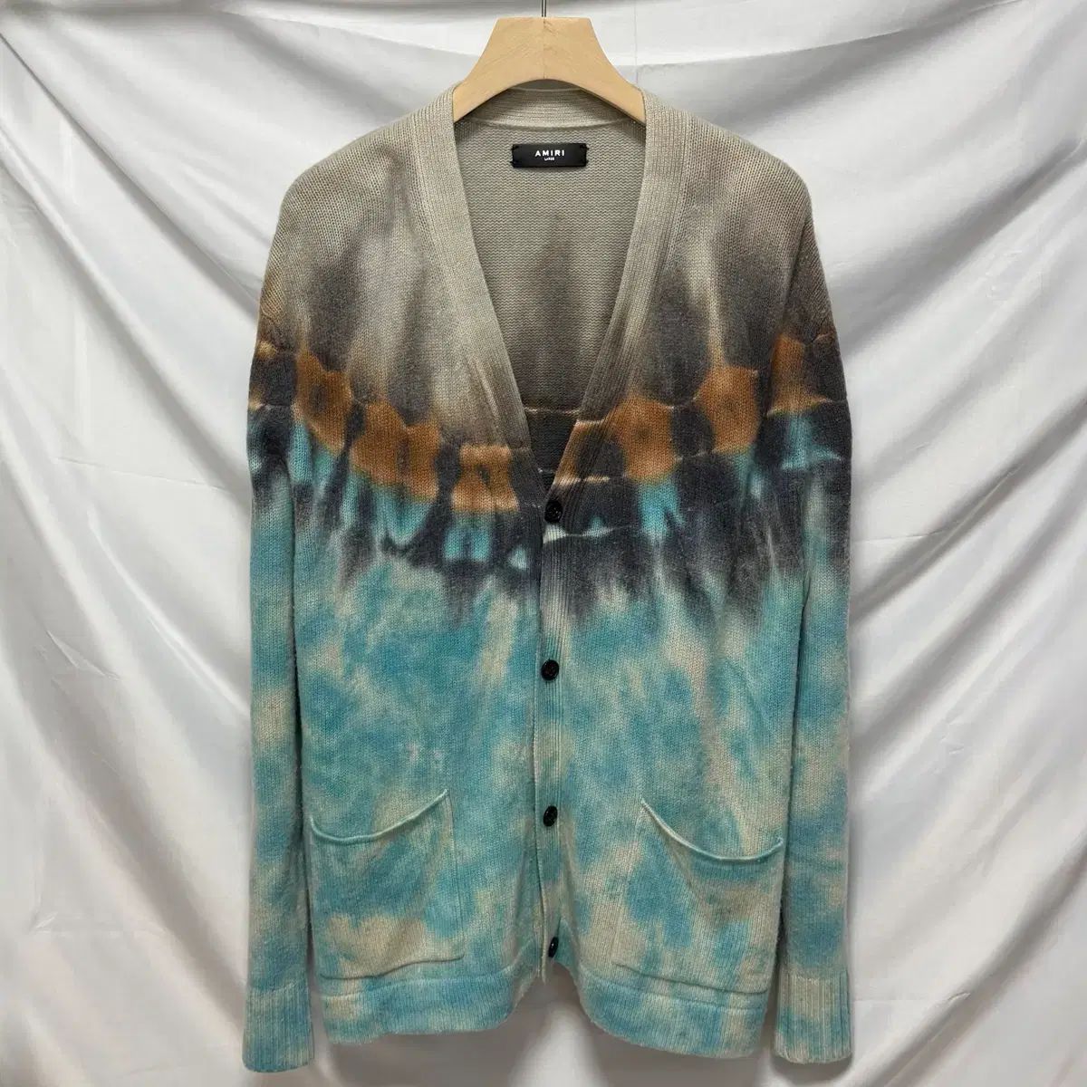 S+級/L AMIRI(アミリ) カシミア カーディガン 韓国国内 正規品