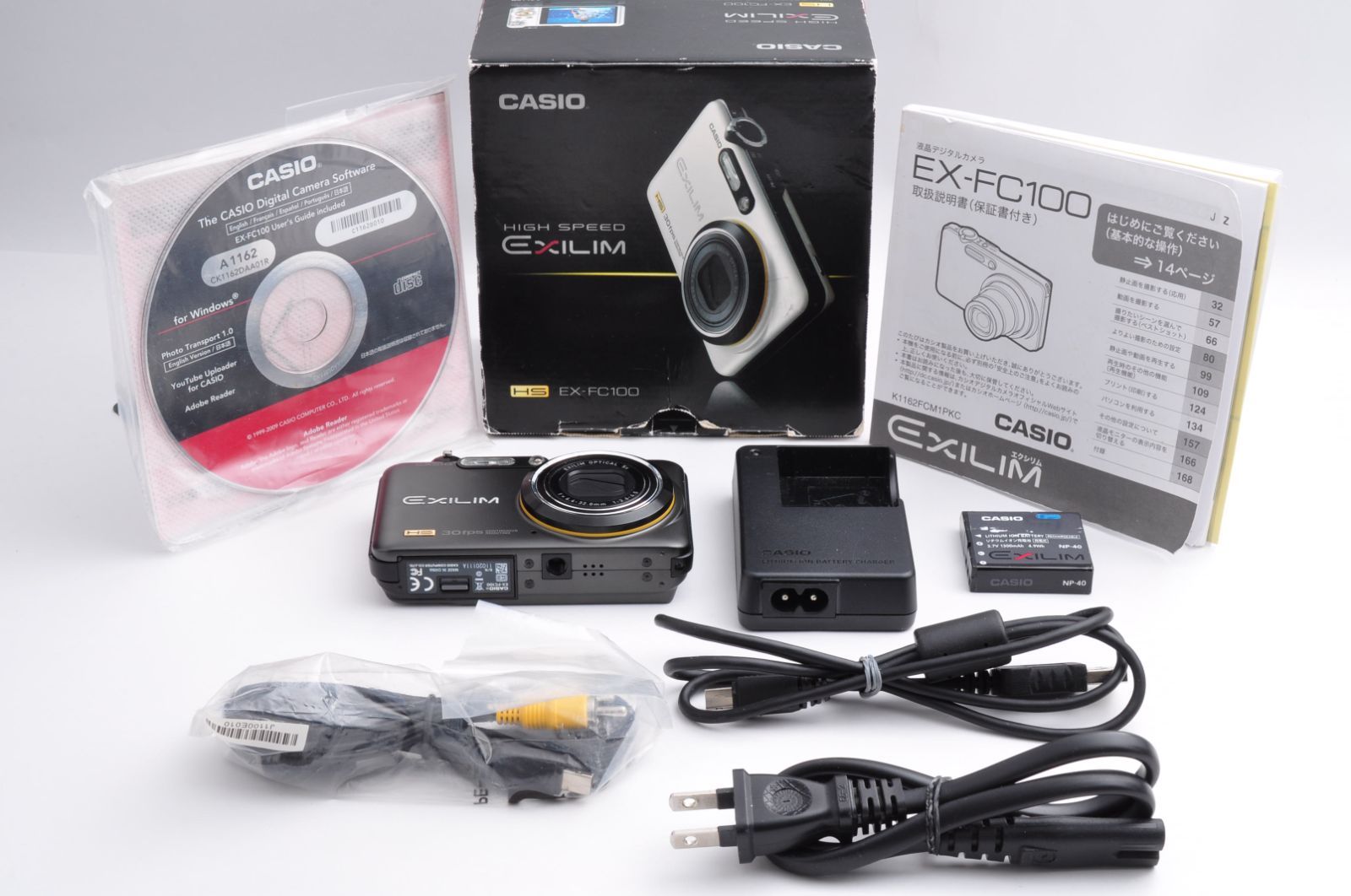 訳あり CASIO EX-FC100 ブラック 黒 カシオ - メルカリ