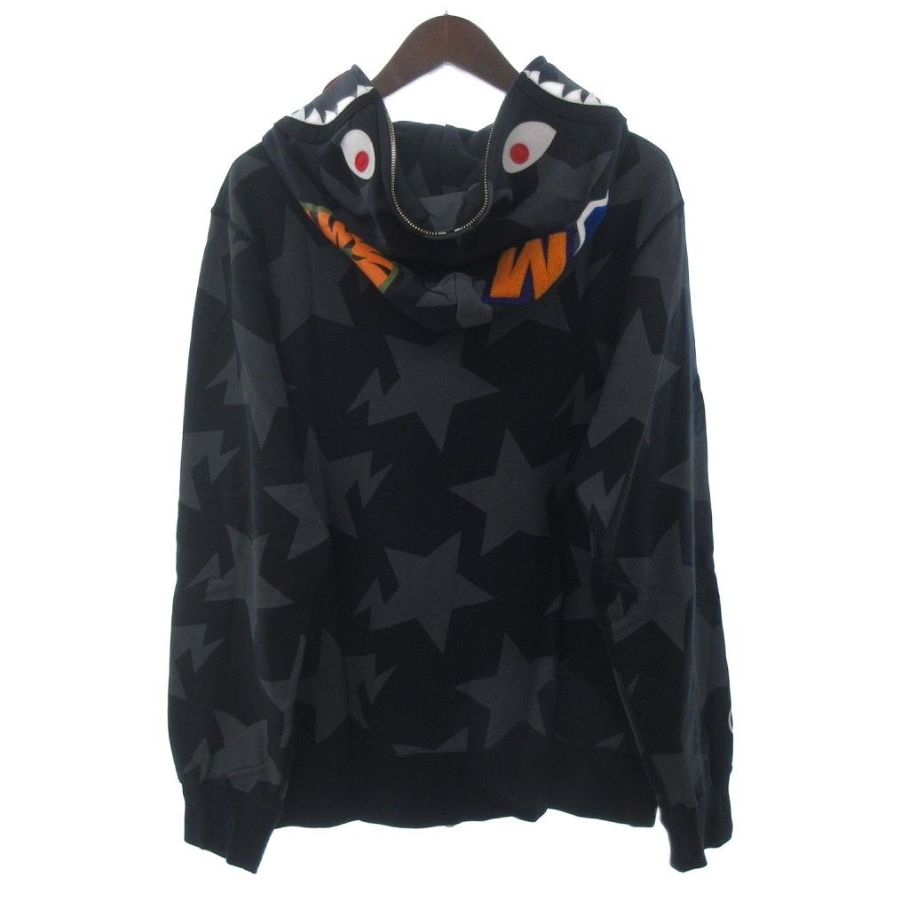 アベイシングエイプ A BATHING APE 美品 パーカー スウェット シャーク 