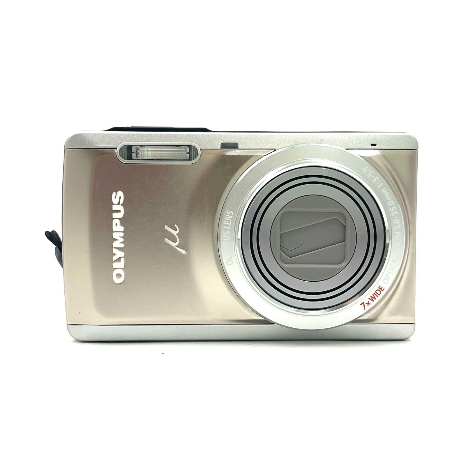 【動作確認済み】OLYMPUS μ-7040 OLYMPUS コンパクトデジタルカメラ μ-7040 チタニウムシルバー 美品