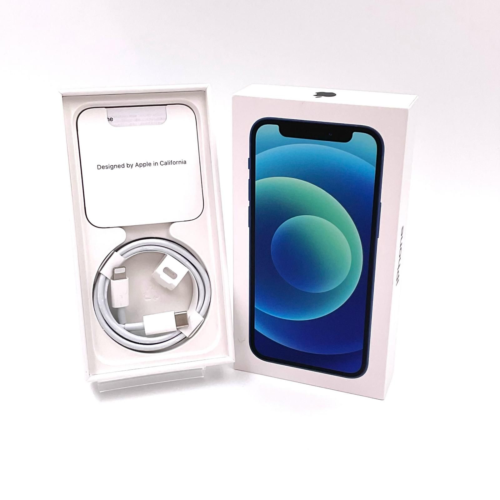 iPhone 12 mini 64GB ブルー Softbank SIMフリー 白ロム 動作確認済 83