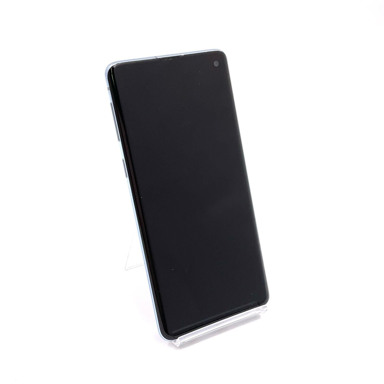 SAMSUNG Galaxy S10 128GB プリズムブルー au SCV41 白ロム 動作確認済