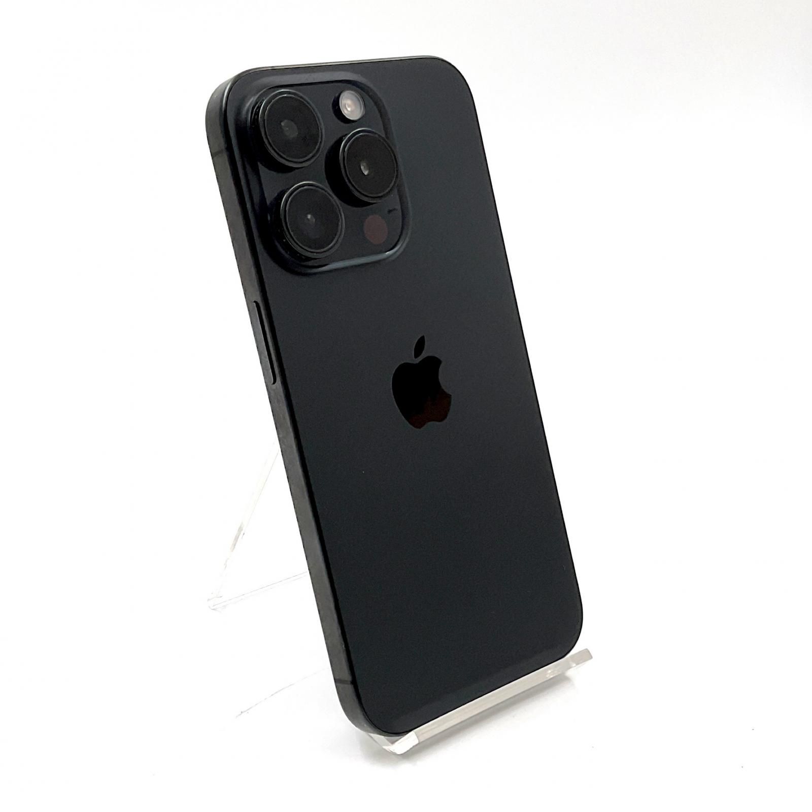 iPhone 15 Pro 128GB ブラックチタニウム docomo SIMフリー 100%【難有