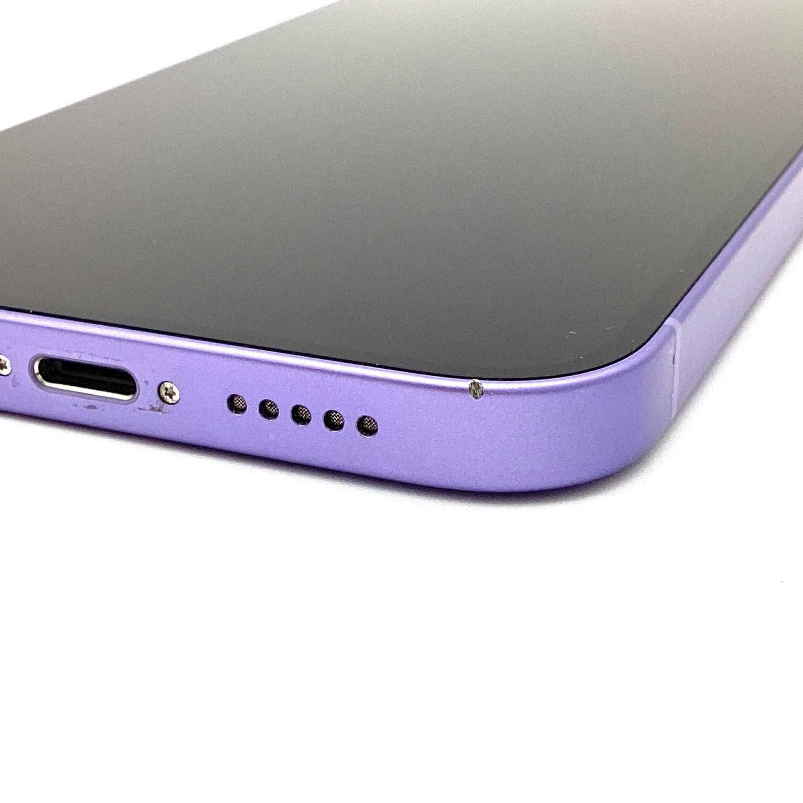 iPhone 12 128GB パープル au SIMフリー 白ロム 動作確認済 88%【全額