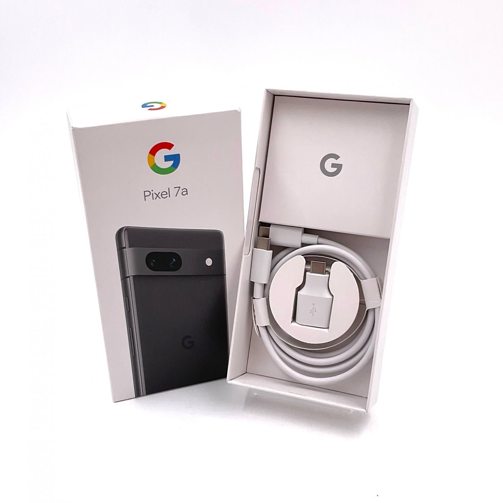 Google Pixel 7a 128GB チャコール docomo SIMフリー G82U8 白ロム 超