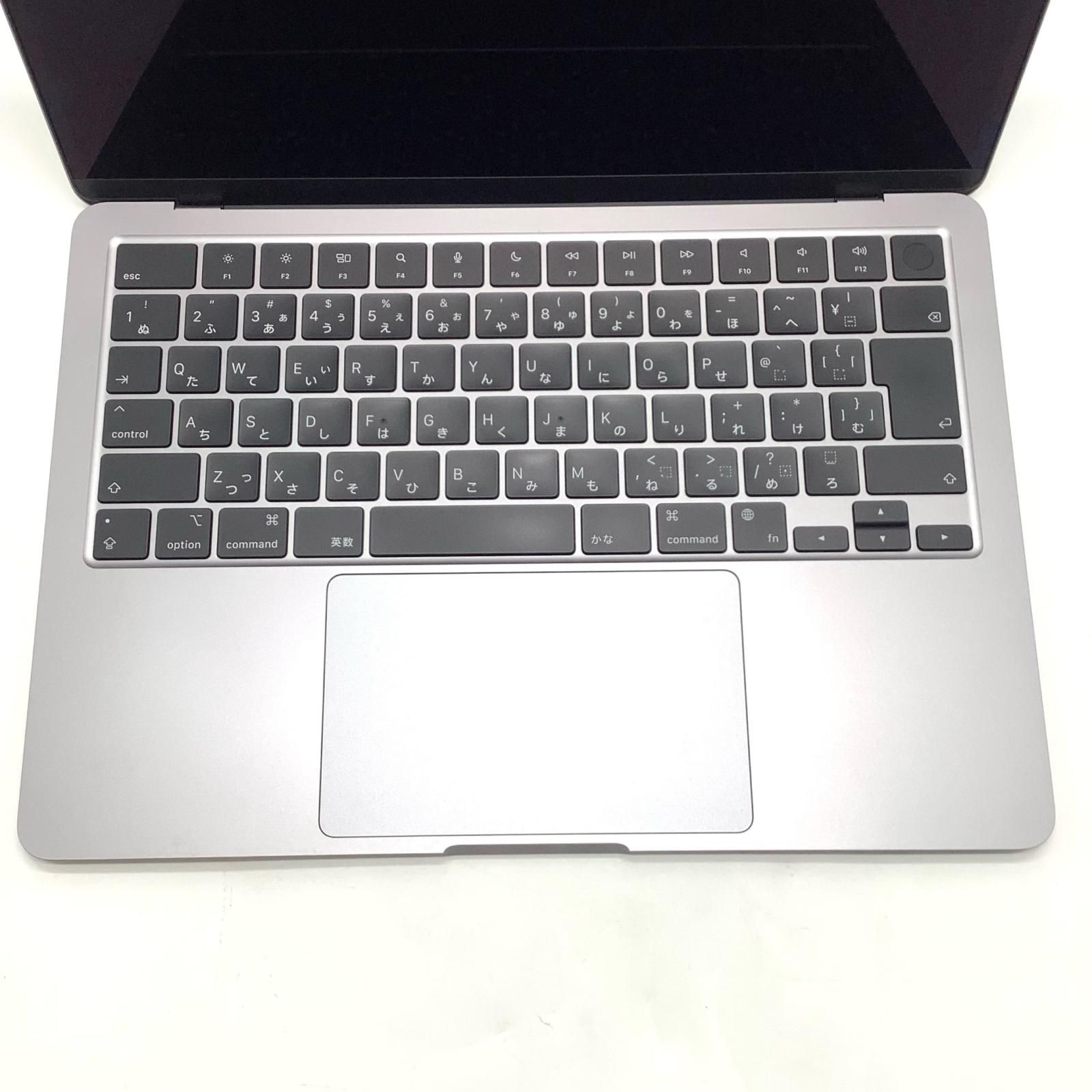 【全額返金保証】【最速発送】Apple MacBook Air 13.6インチ 2022 Apple M2 8GB SSD 256GB スペースグレイ 100% 美品 動作確認済