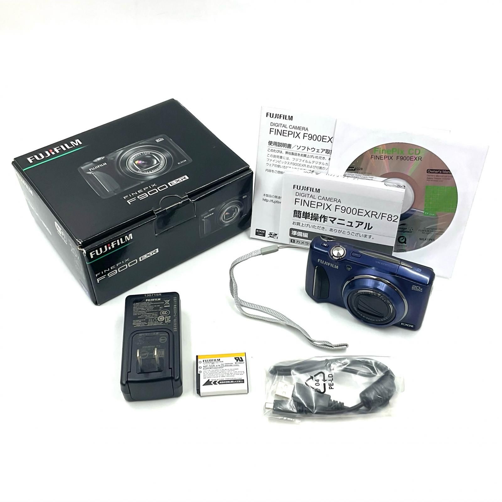 【動作良好】 FUJIFILM FinePix F900EXR ネイビー FUJIFILM コンパクトデジタルカメラ FinePix F900EXR [ネイビーブルー