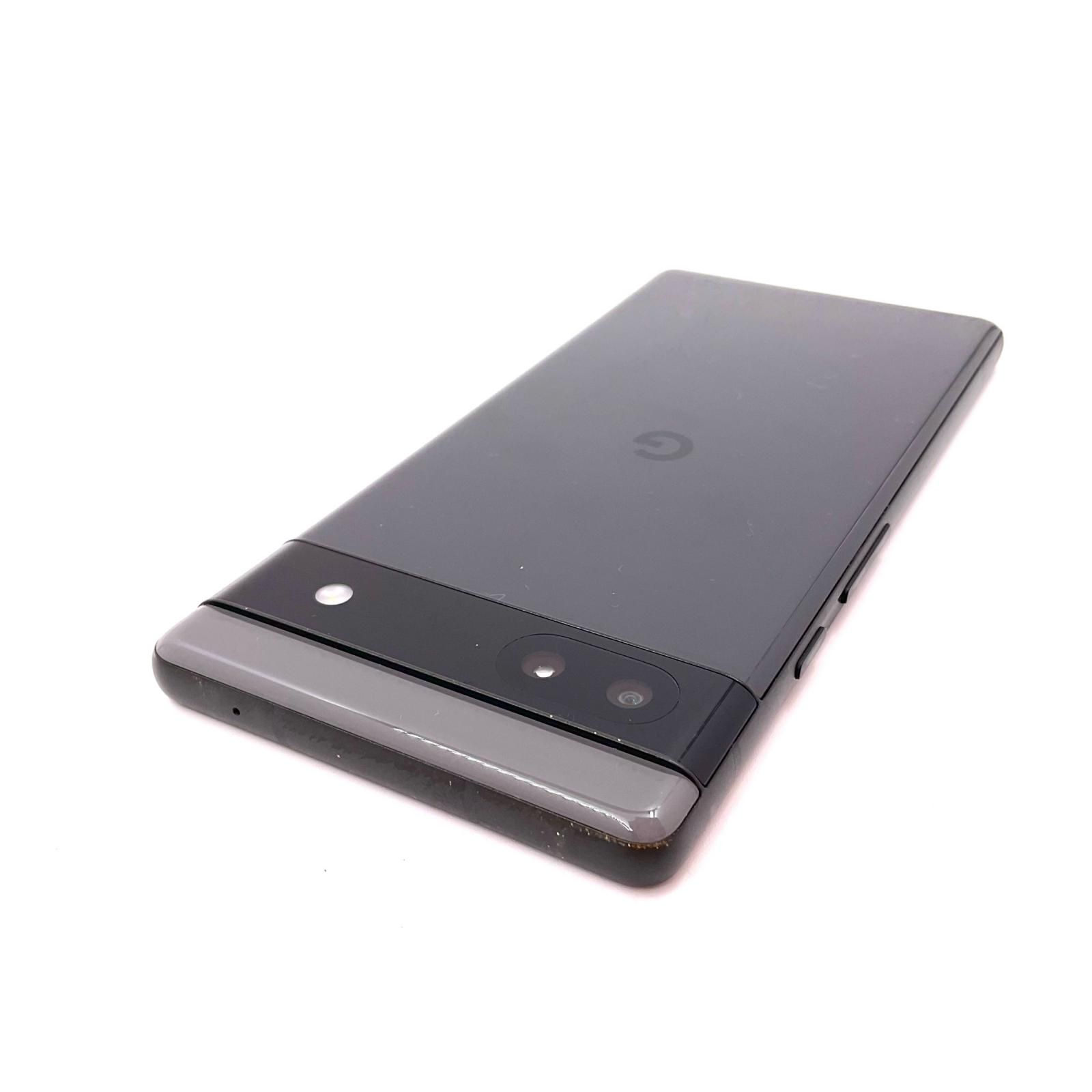 Google オファー Pixel 6a 128GB Charcoal au GB17L 白ロム【難有