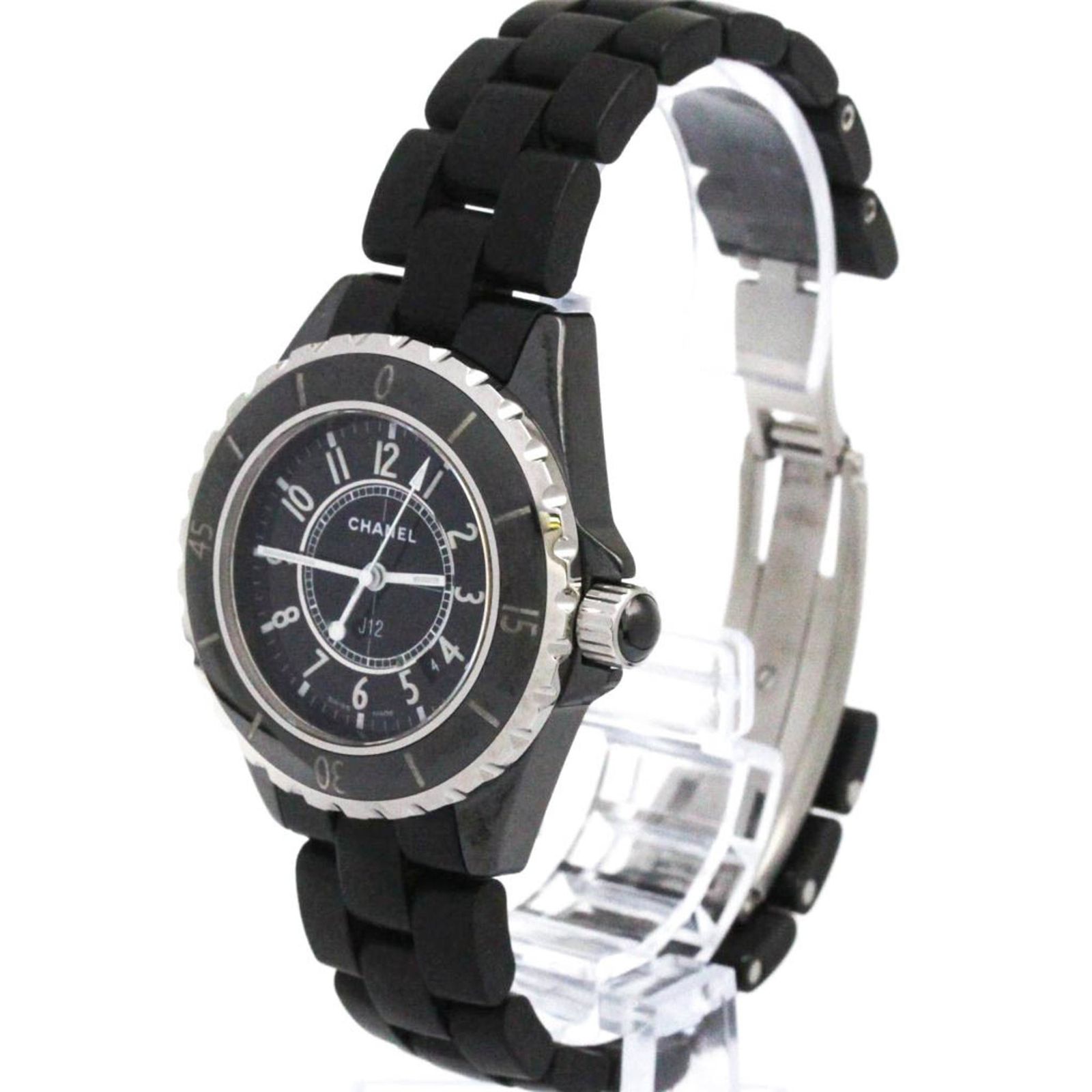 シャネル (CHANEL) J12セラミック ラバー クォーツ レディース 時計