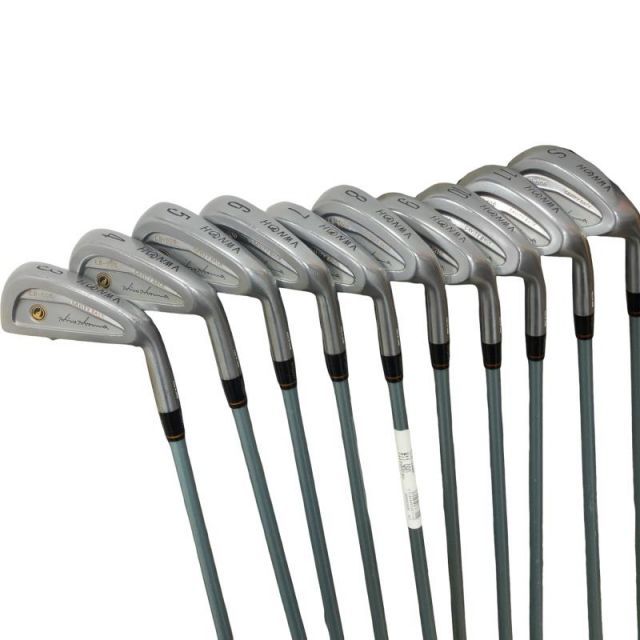 中古】 本間ゴルフ LB-606 黒七宝 10S アイアンセット IR GRAPHITE