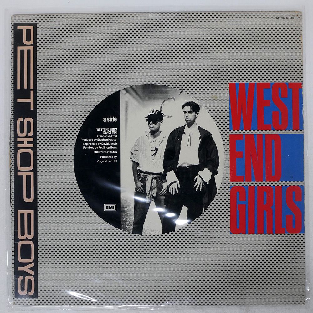 ジャンク 国内盤 ペットショップボーイズ/ウエストエンドガールズ/EMI