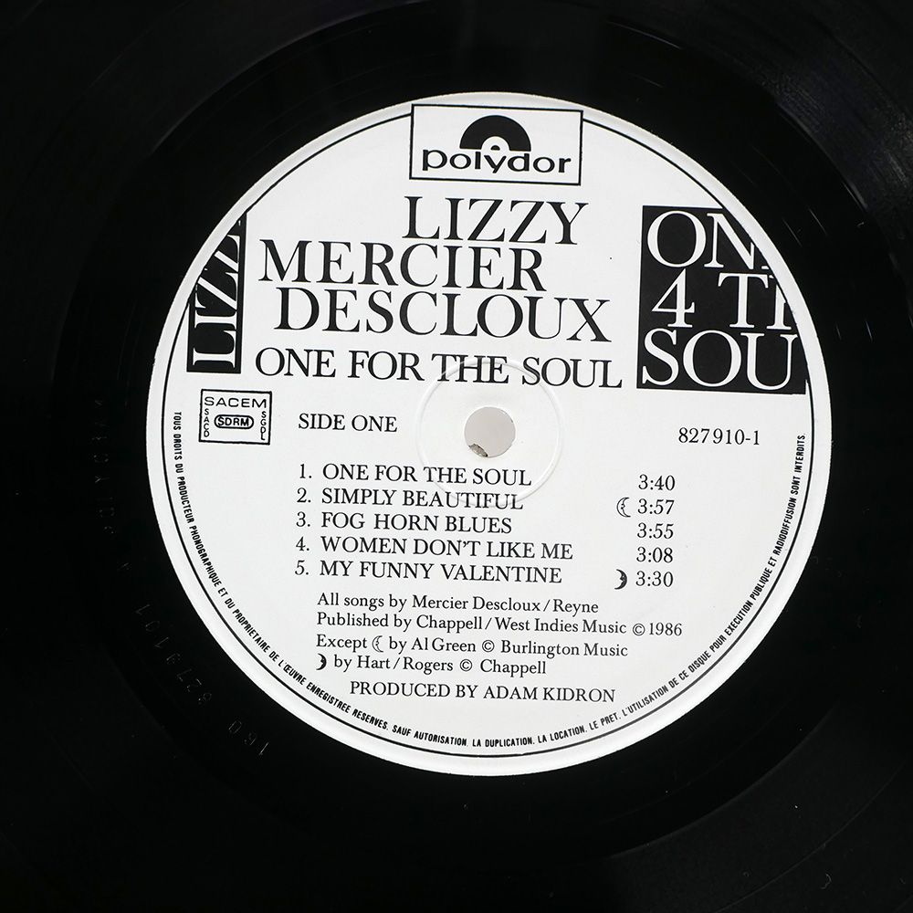 フランス盤 LIZZY MERCIER DESCLOUX/ONE FOR THE SOUL/RSO LP - メルカリ