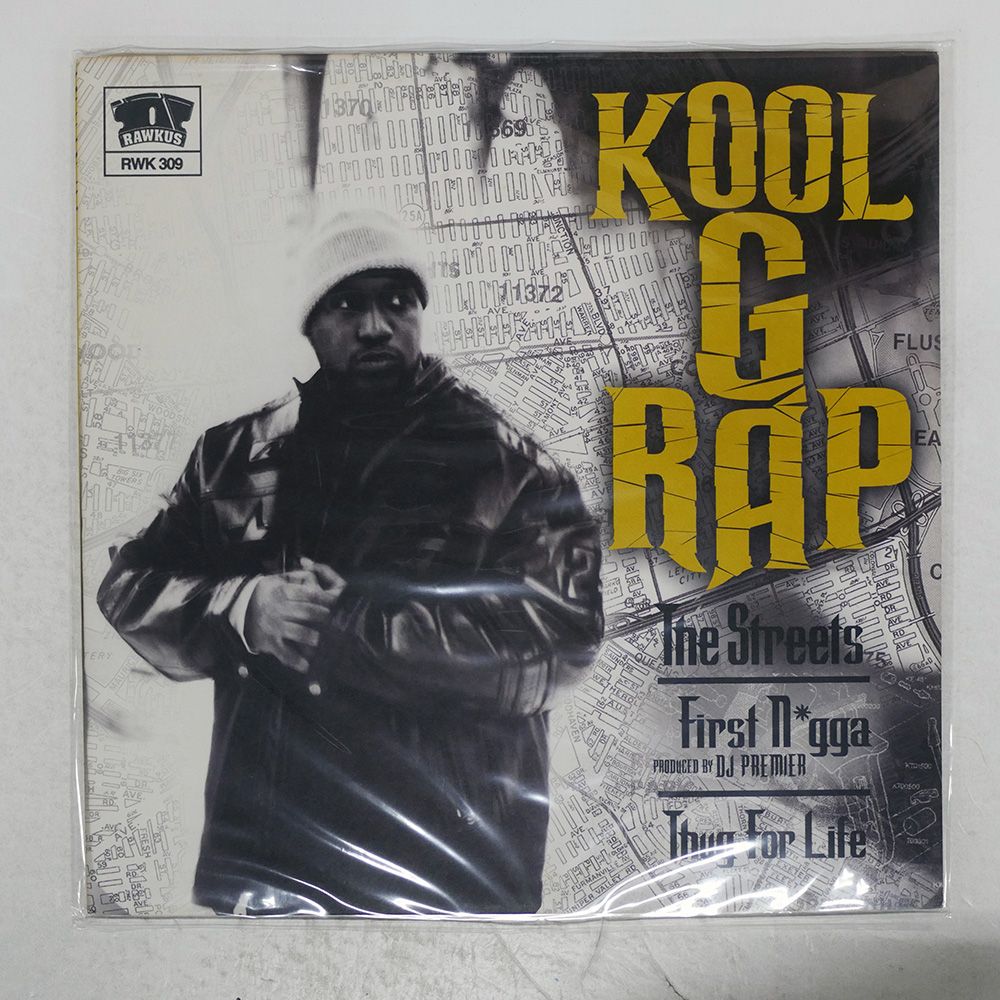 US盤 KOOL G RAP/THE STREETS / FIRST NIGGA / THUG FOR LIFE/RAWKUS