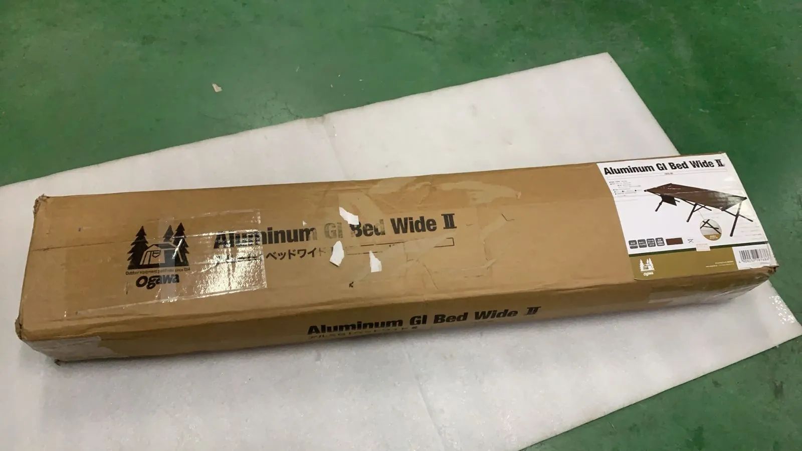 ogawa キャンプ アウトドア ベッド アルミGIベッドワイド2 1976