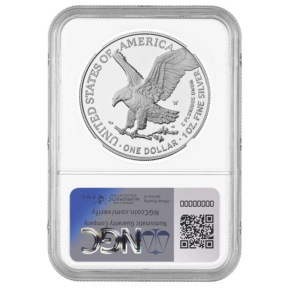 【NGC PF69UC】2025 英国初シルバーソブリン シールドマーク付き 2025-W プルーフ 1ドル アメリカン シルバー イーグル NGC PF69UC