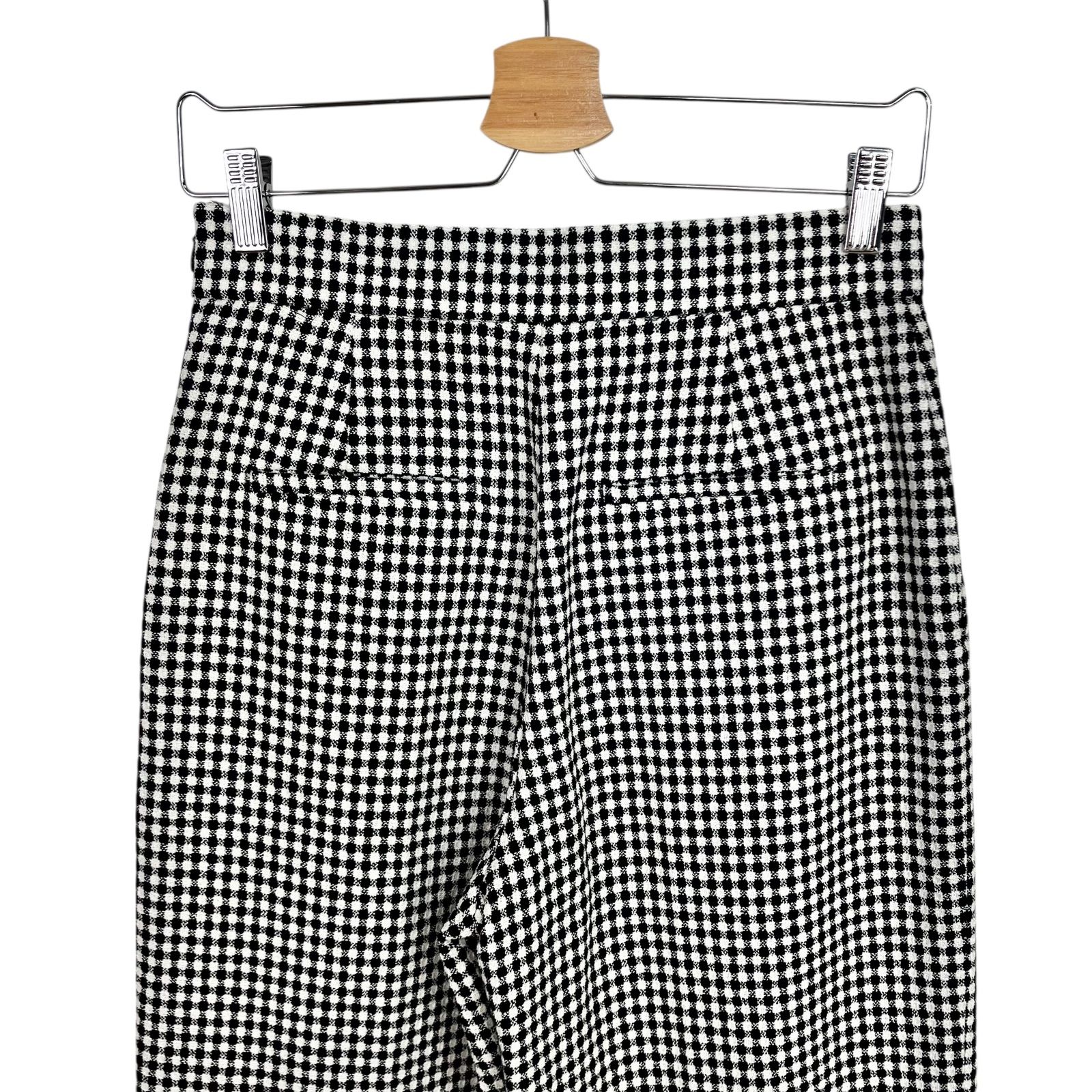 ANAYI 2025SS ドビーツイードマリンパンツ 38 ブラック 黒 アナイ