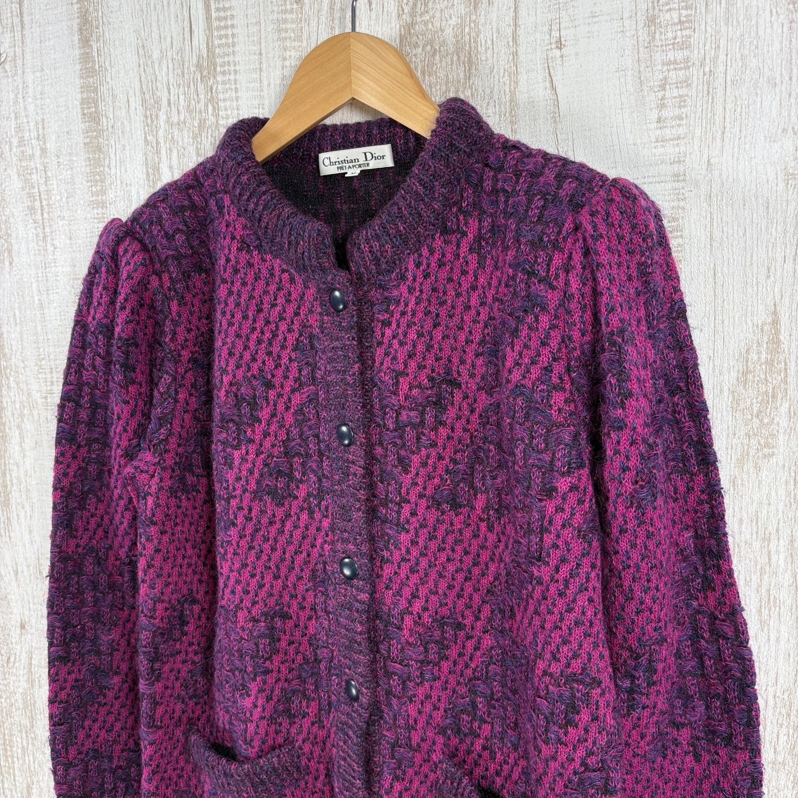 Christian Dior ヴィンテージ　ニット　ロングカーディガン　古着 Christian Dior ヴィンテージ ニット ロングカーディガン 古着 楽天