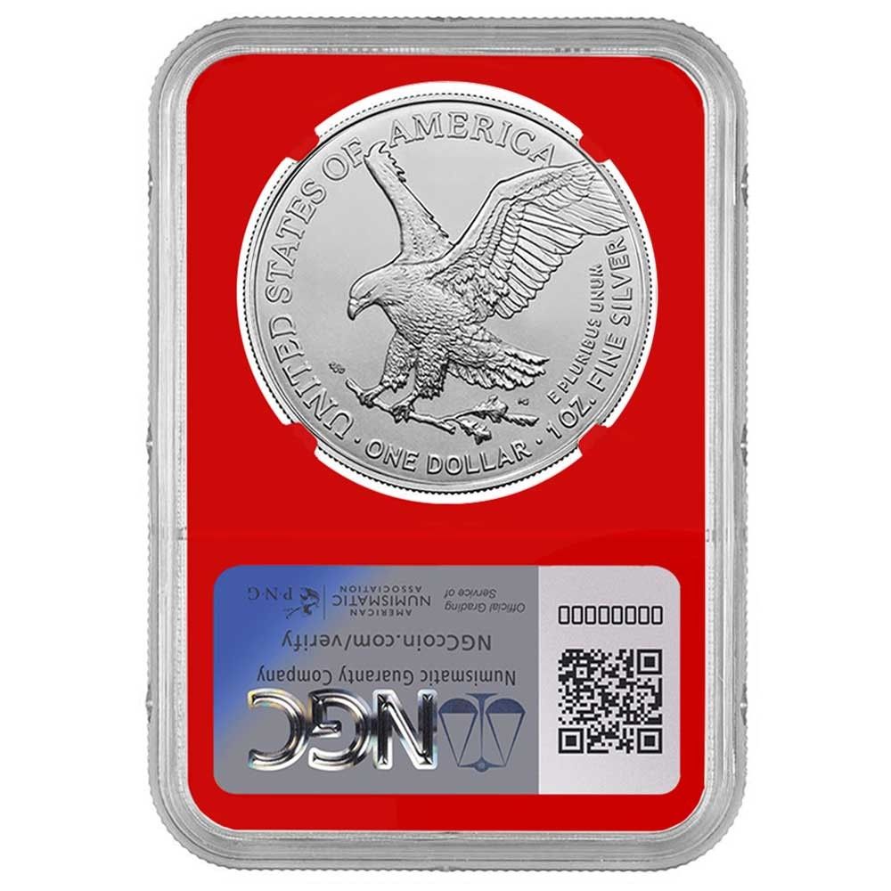 2026年 1ドル アメリカン シルバー イーグル NGC MS70 FDI フラッグ