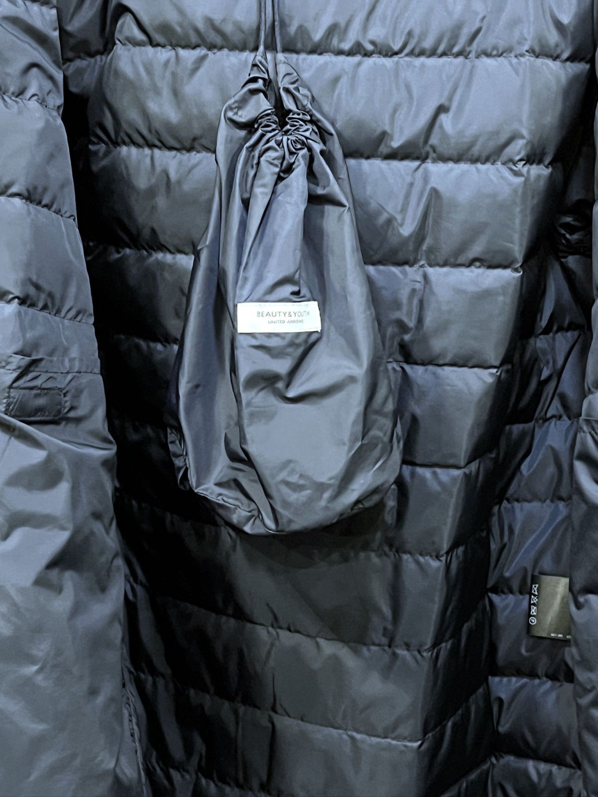 ユナイテッドアローズ B&Y 着脱ダウンライナー BYボンディング 3WAY