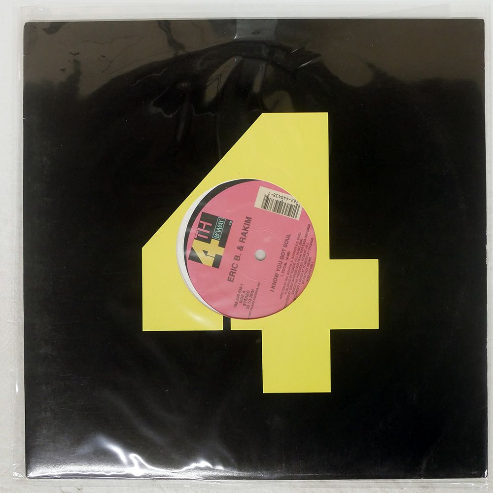 US盤 ERIC B & RAKIM/I KNOW YOU GOT SOUL/4TH & BROADWAY 12 - メルカリ