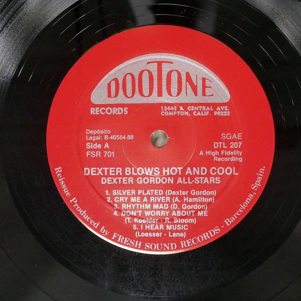 Dexter Blows Hot And Cool/Dexter Gordon（Dootone日本盤） 【中古