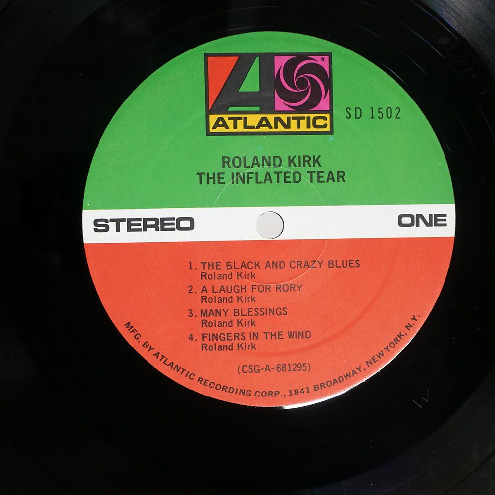 US盤 ROLAND KIRK/INFLATED TEAR/ATLANTIC LP - メルカリ