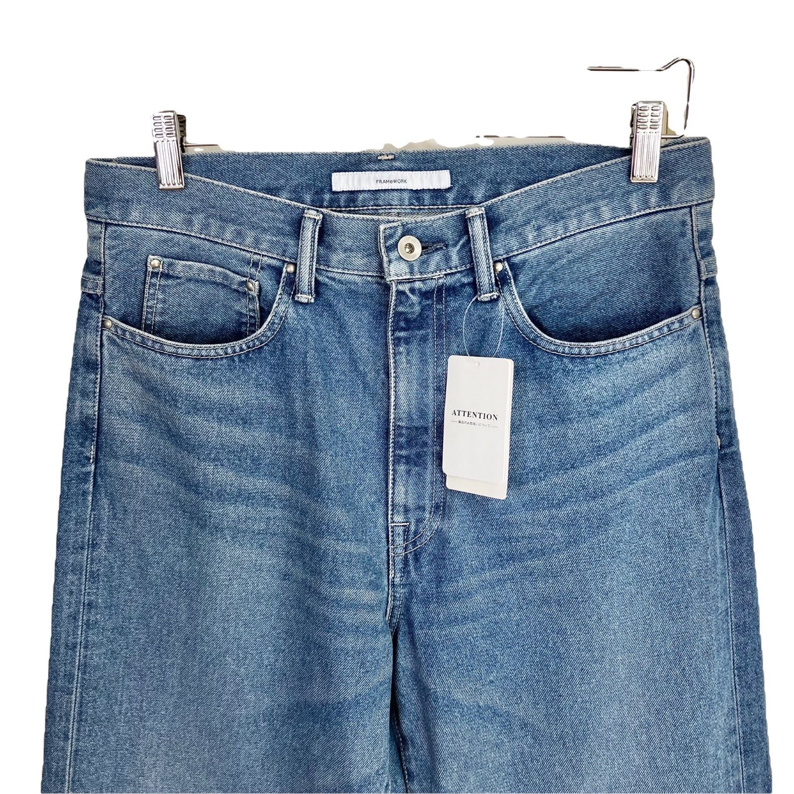 タグ付き未使用 FRAMeWORK 2023SS デニムストレートデニム ジーンズ 40
