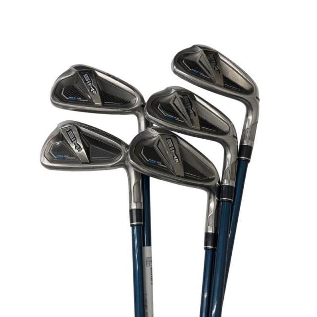 中古SIM2 MAX アイアン 5本 TENSEI BLUE TM60 S 中古】 テーラーメイド SIM2 MAX 5S アイアンセット IR TENSEI BLUE