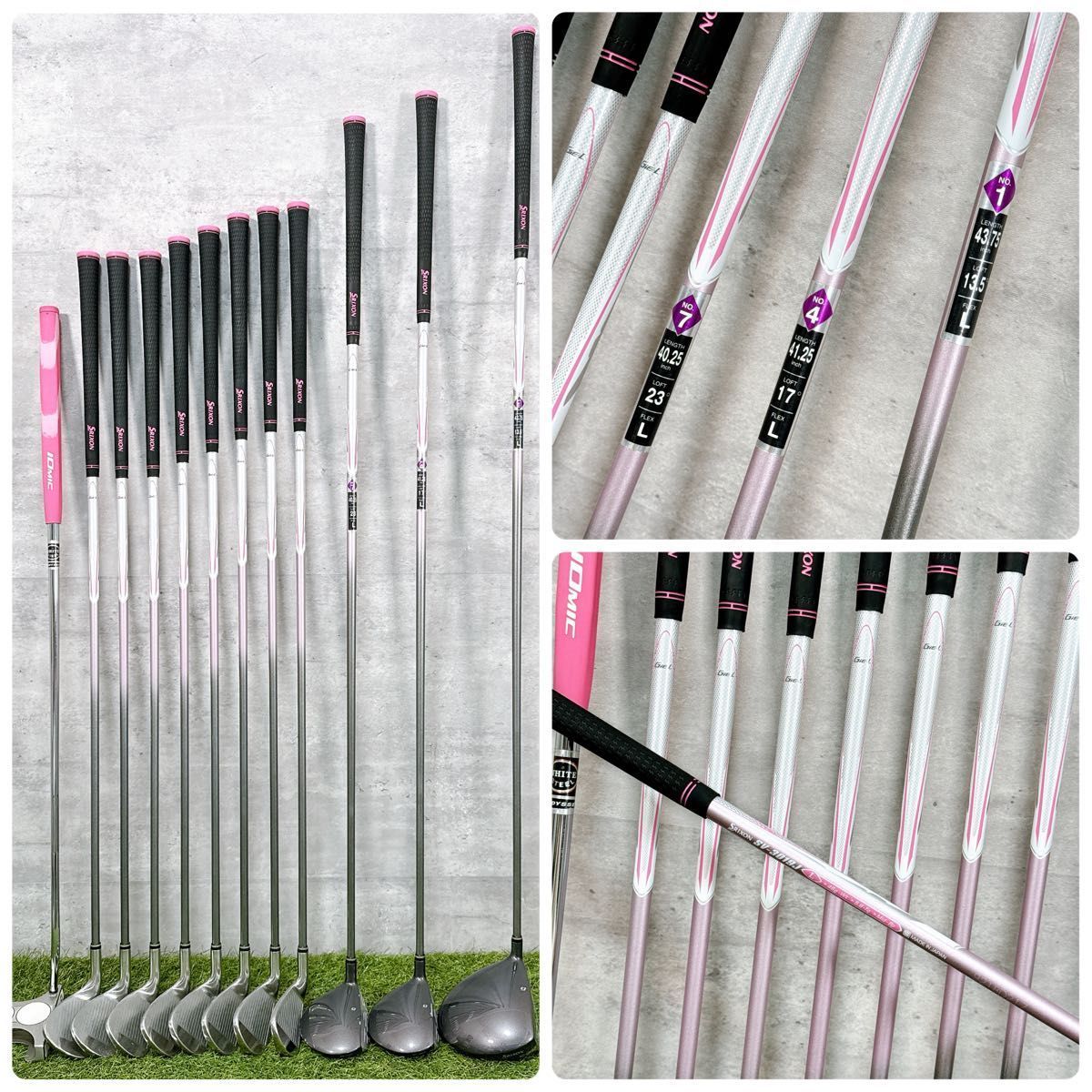 スリクソンGiE-L＆プロギア925TRX　レディースクラブ12本セット ゴルフクラブセット レディース SRIXON スリクソン GiE フルセット 12