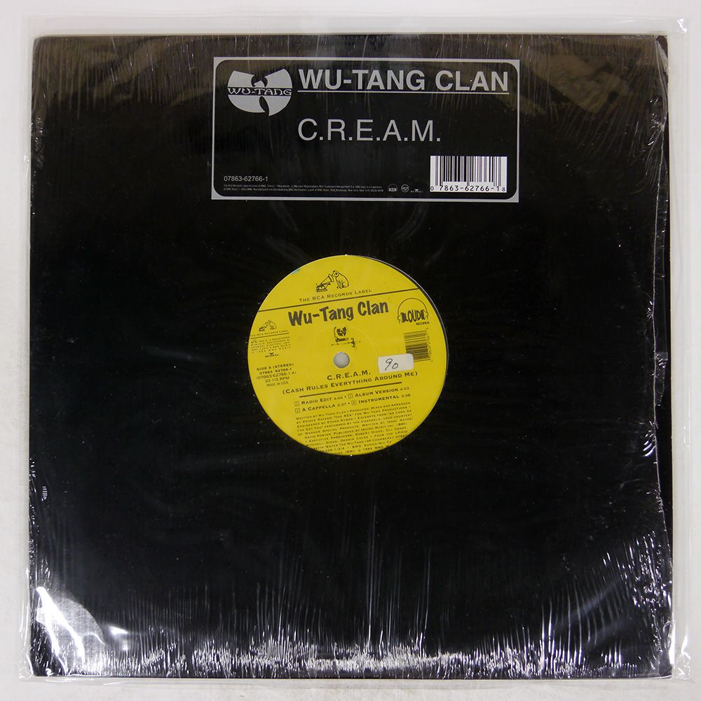 Wu-Tang Clan「C.R.E.A.M」 レコード USオリジ 未開封 送料込み 未開封品 Wu-Tang Clan ウータン・クラン/ C R E A M Cream