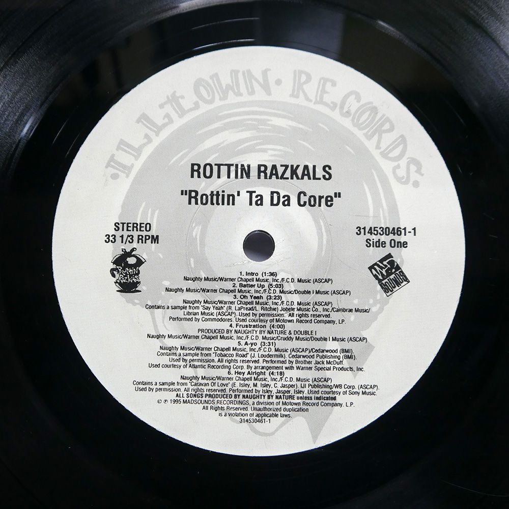 US盤 ROTTIN RAZKALS/ROTTIN TA DA CORE/ILLTOWN LP - メルカリ