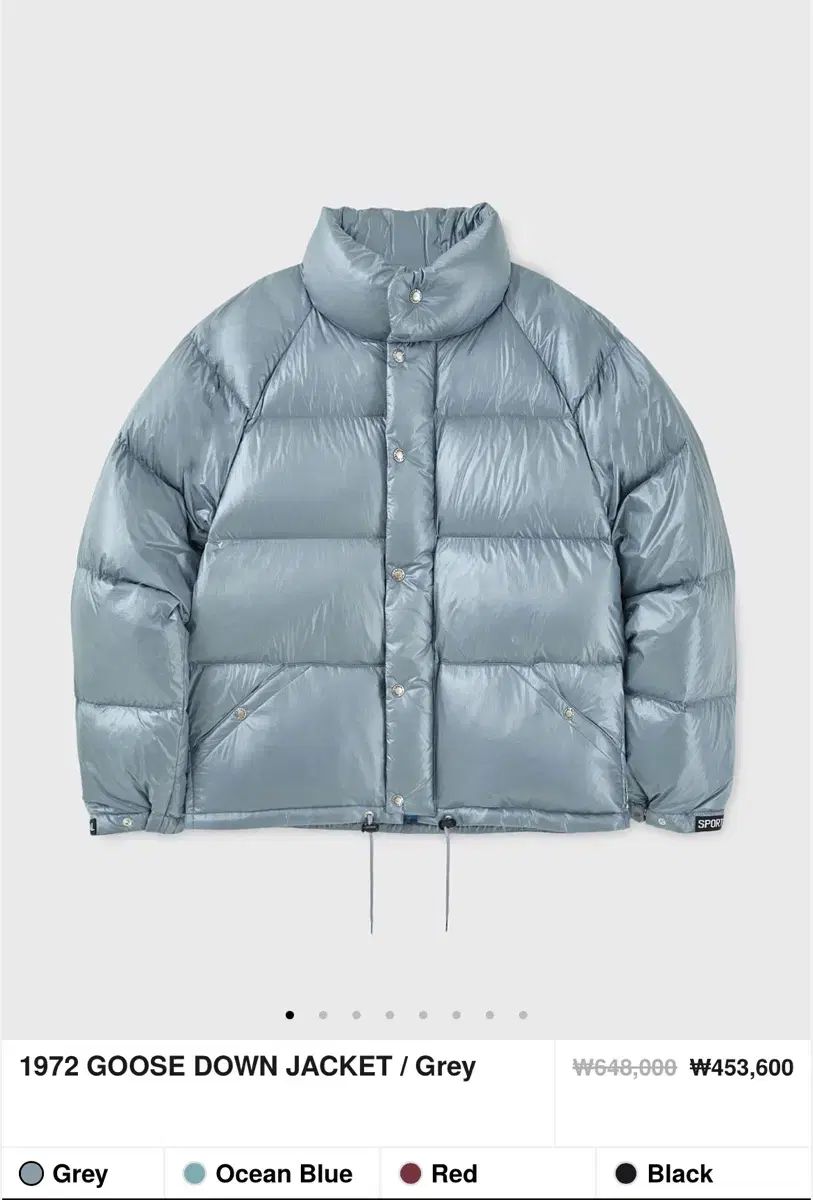 (L)HERITAGE FLOSS 1972 グースダウン ダウン グレー