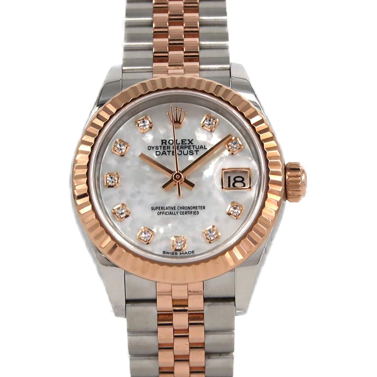 ロレックス デイトジャスト 自動巻き 腕時計 ロレックス デイトジャスト 279171NG SSxPG 自動巻 ランダム番 - メルカリ