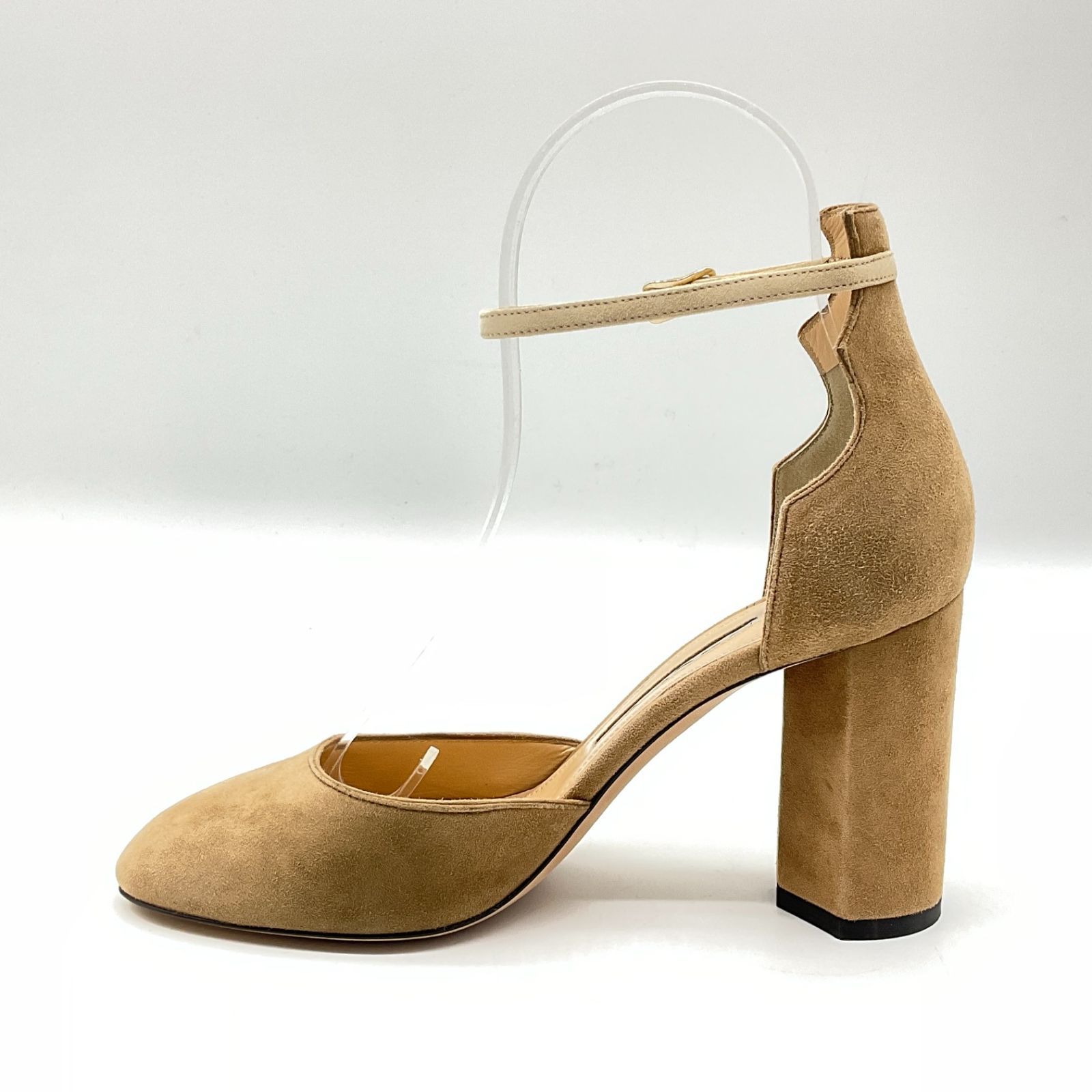 未使用 PELLICO ペリーコ 2964 ROSA 90 SC スエードアンクルストラップ