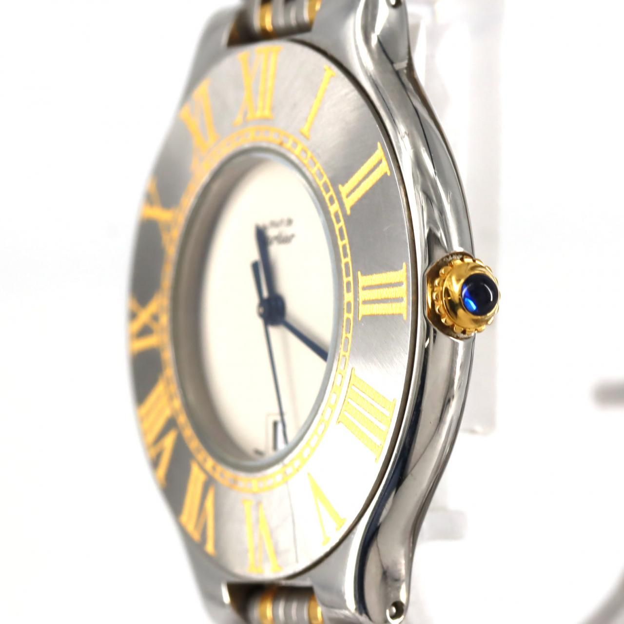 カルティエ カルティエ マスト21デイト コンビ SSxYG クォーツ マスト