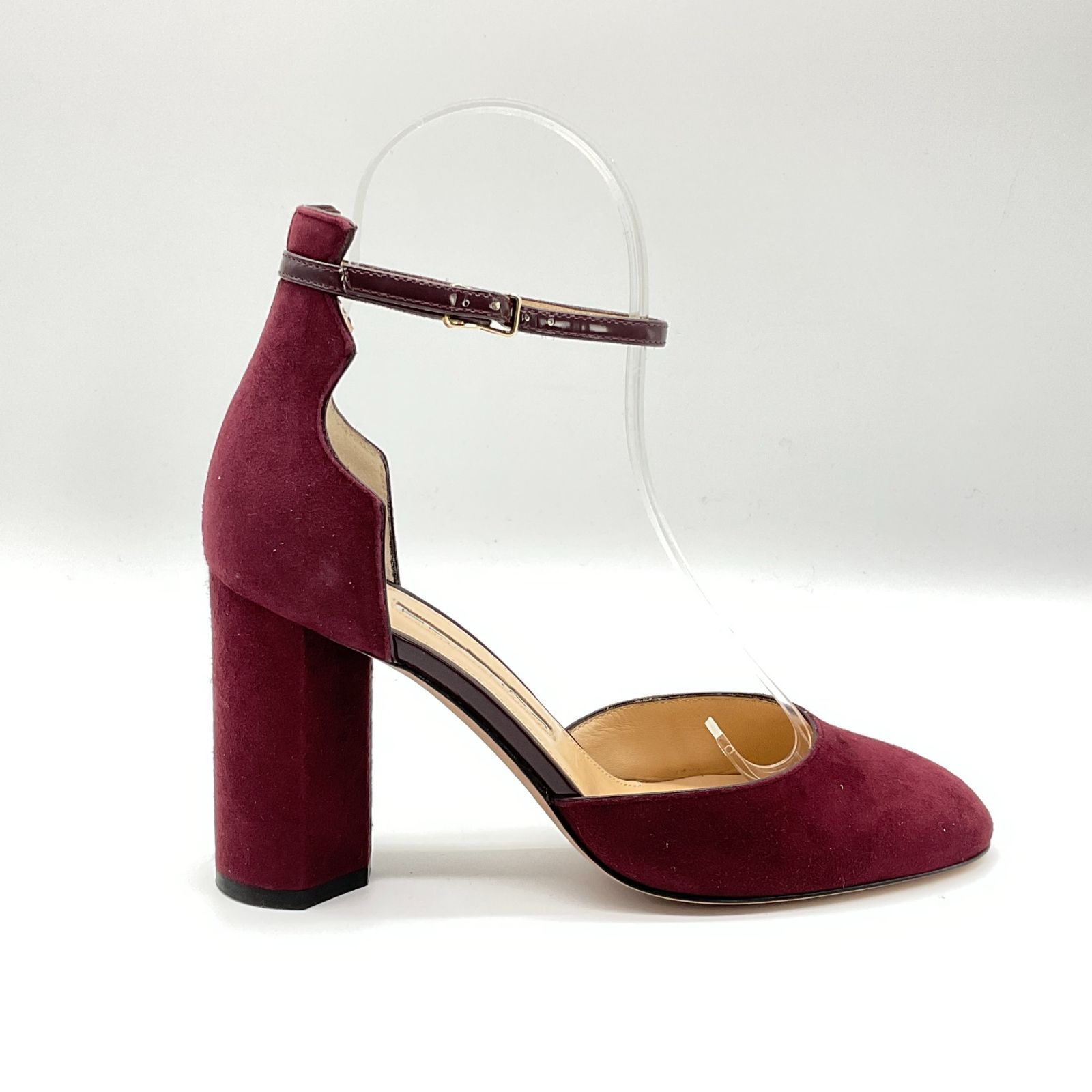 未使用 PELLICO ペリーコ 2964 ROSA 90 SC スエードアンクルストラップ