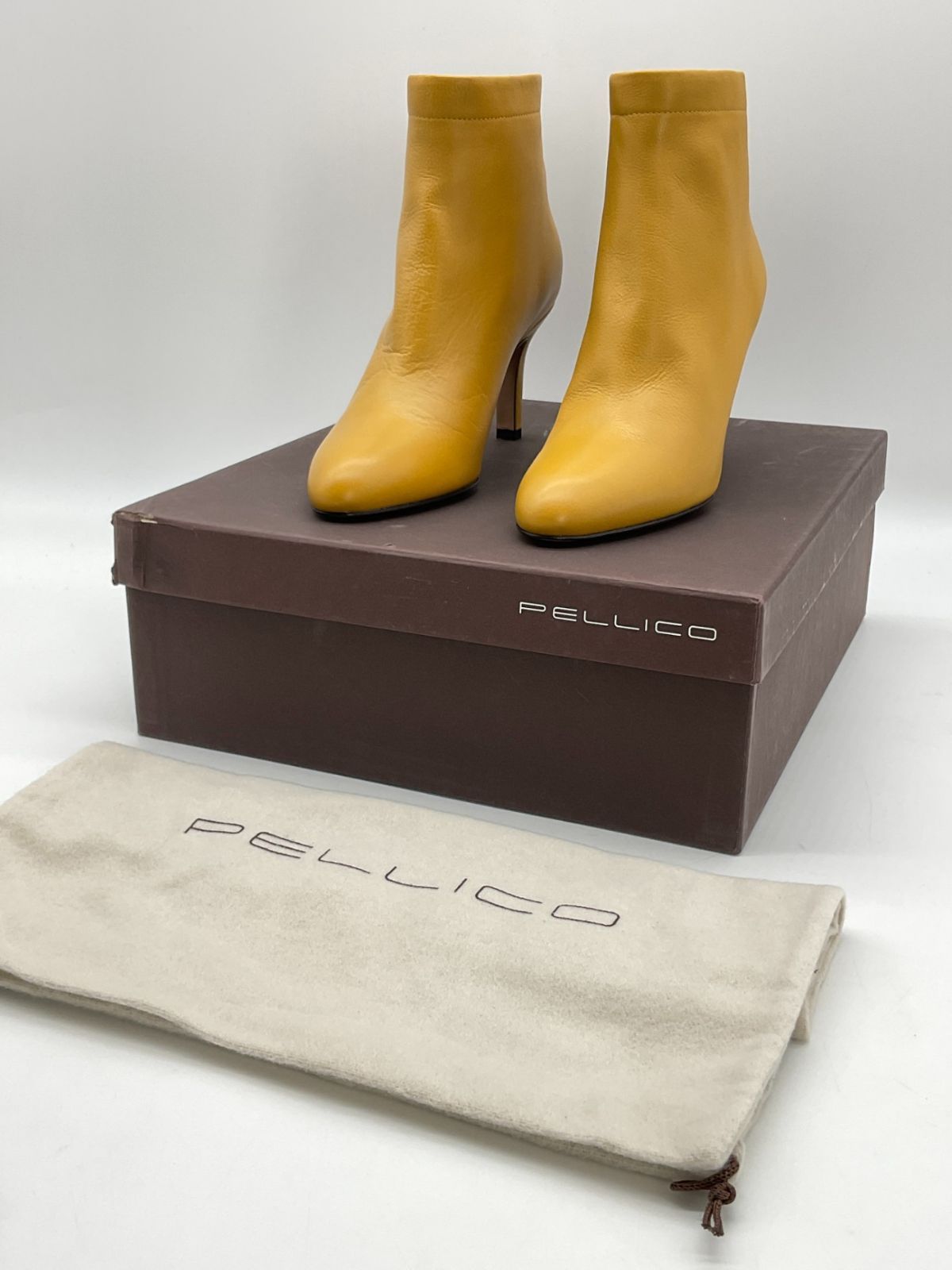 未使用 PELLICO ペリーコ 7049 TAXI 80 TR バックジップショートブーツ