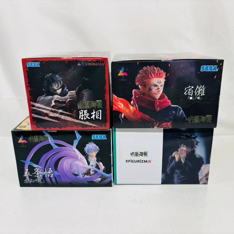 呪術廻戦新品未開封未使用フィギュア17体セットまとめ売り☆*バンダイSEGA他 呪術廻戦 フィギュアセット 虎杖悠仁、伏黒恵、釘崎野薔薇、五条悟の