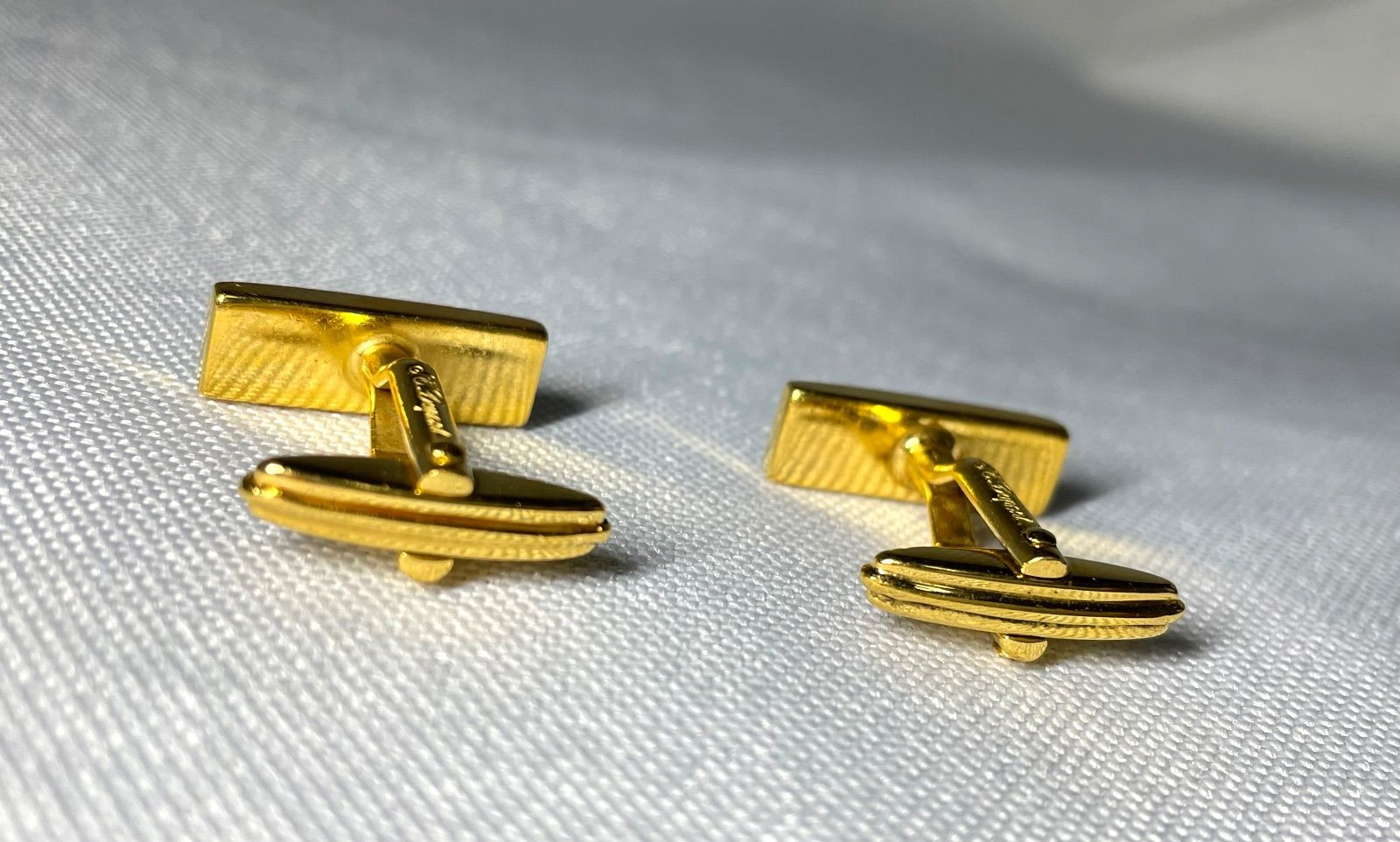 S.T.Dupont デュポン Dロゴ ブラック＆ゴールド スクエア ヴィンテージ