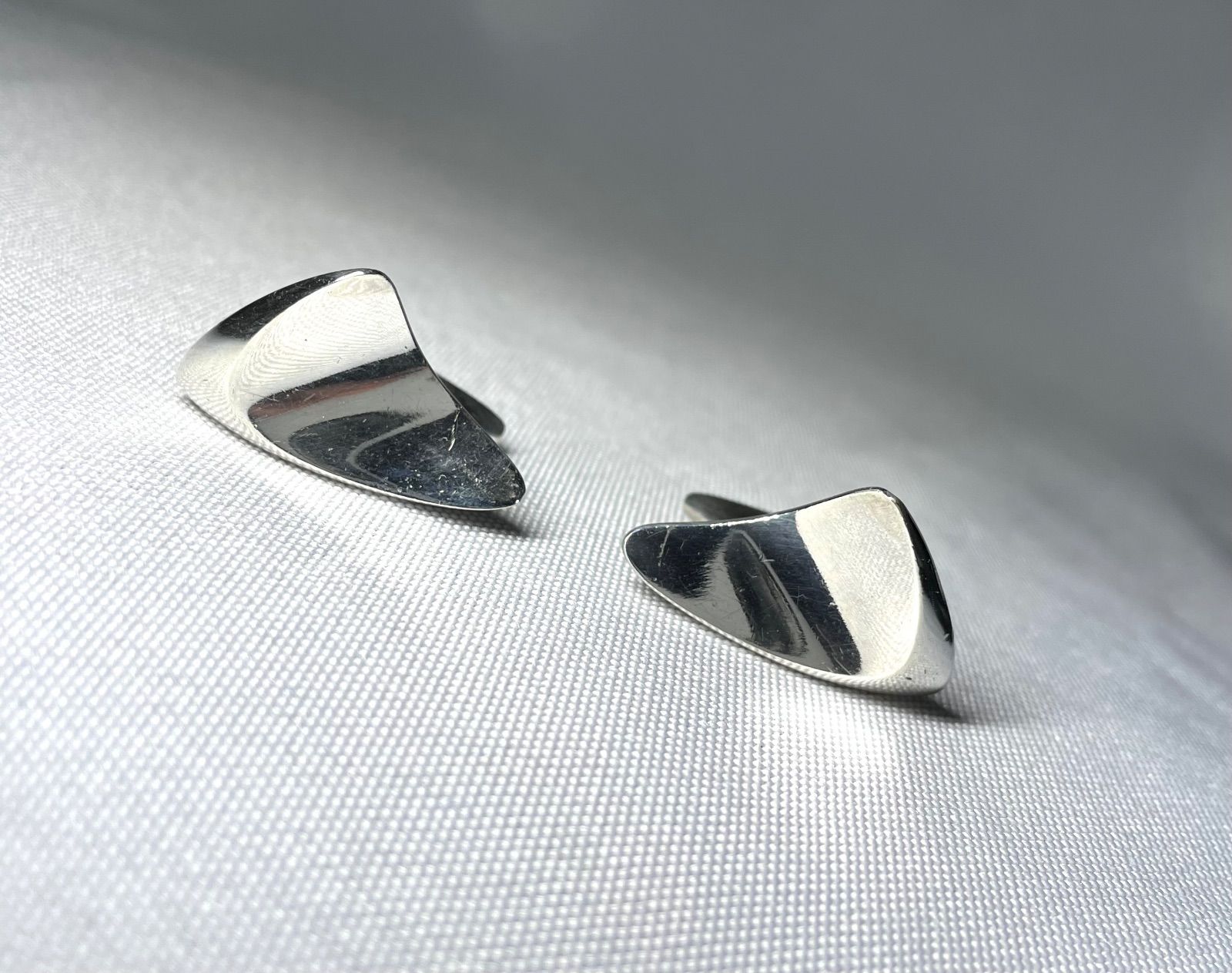 美品‼️　ジョージ・ジェンセン スターリングシルバー カフリンクス　SV925 美品 希少 GEORG JENSEN ジョージジェンセン #90 スターリングシルバー