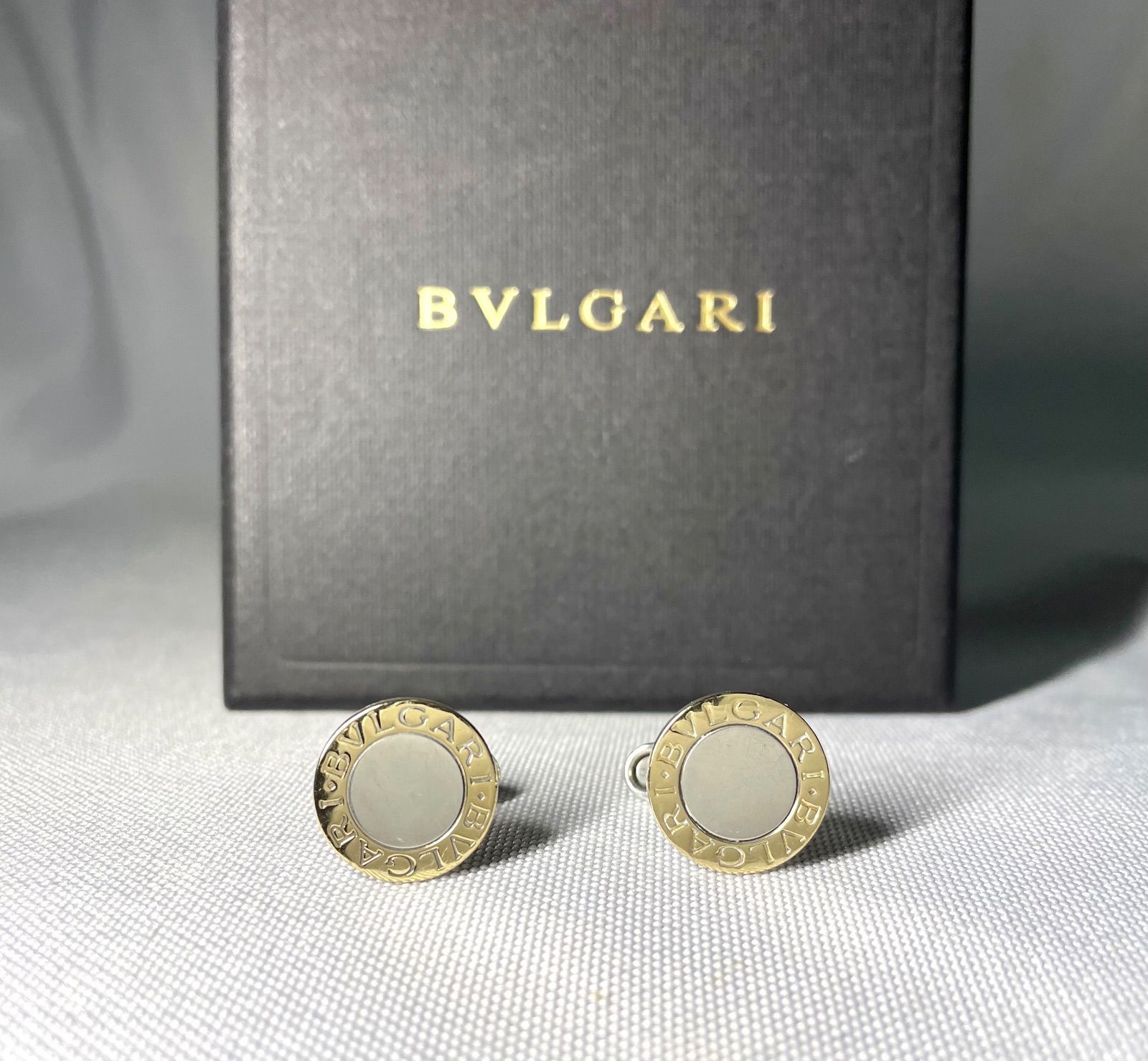 BVLGARI ブルガリ B-ZERO ロゴ ゴールドメタリック & スターリング