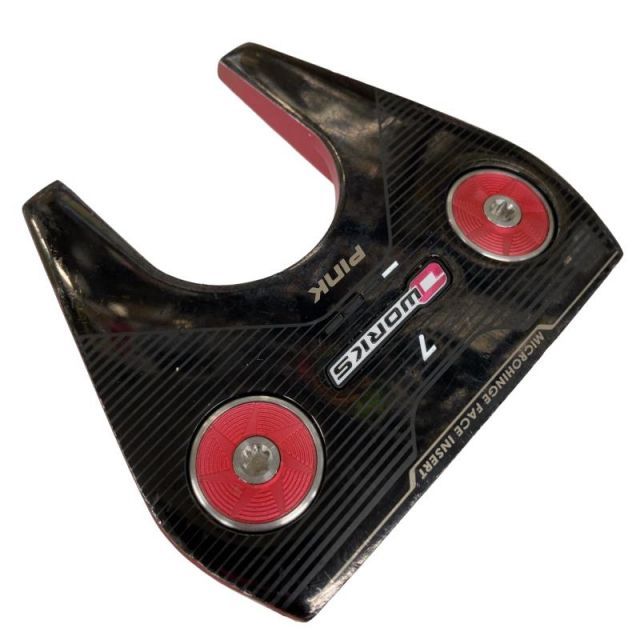 中古】 オデッセイ O WORKS PINK #7 32インチ パター PT スチール