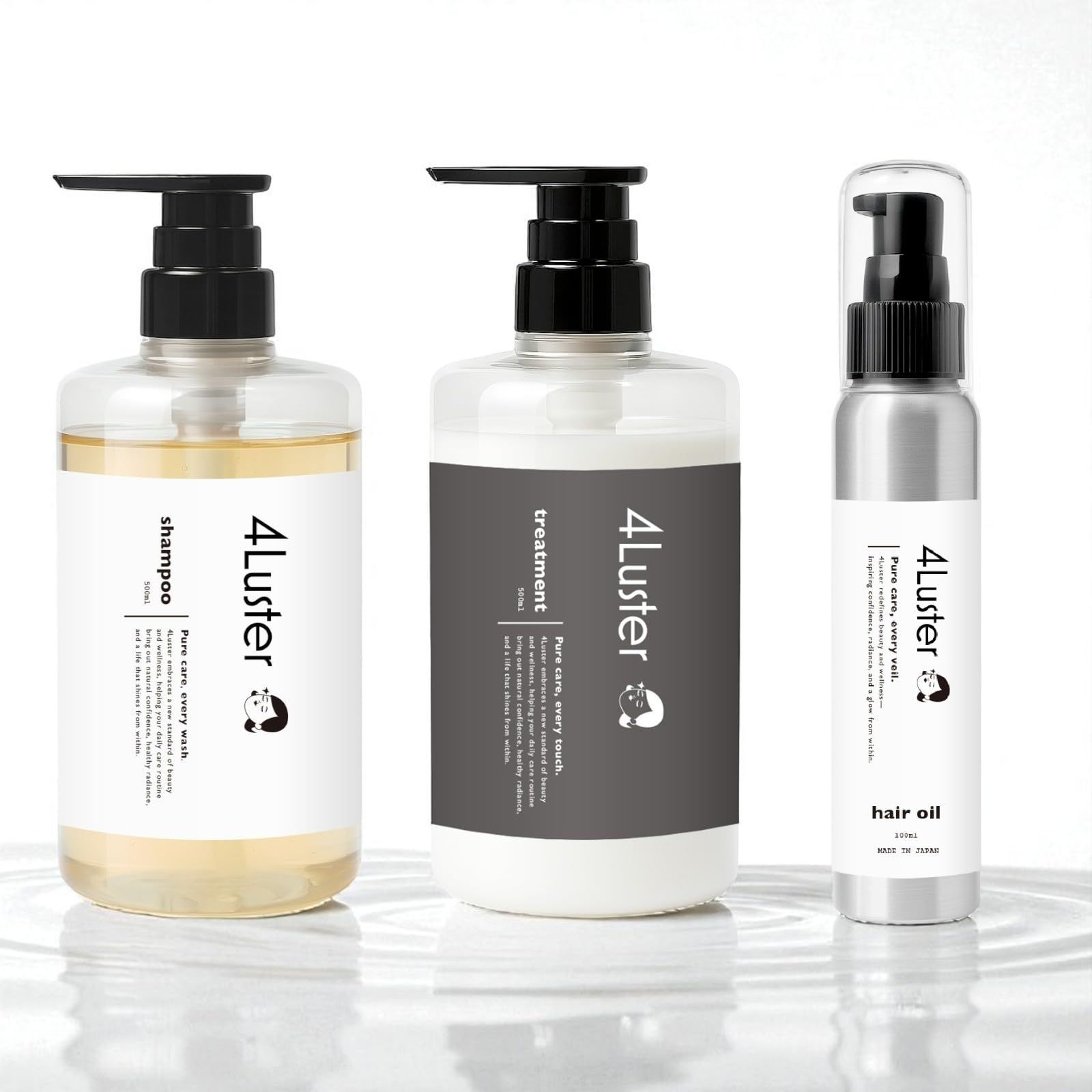 うるツヤヘアケアセット】4Luster(フォーラスター) シャンプー