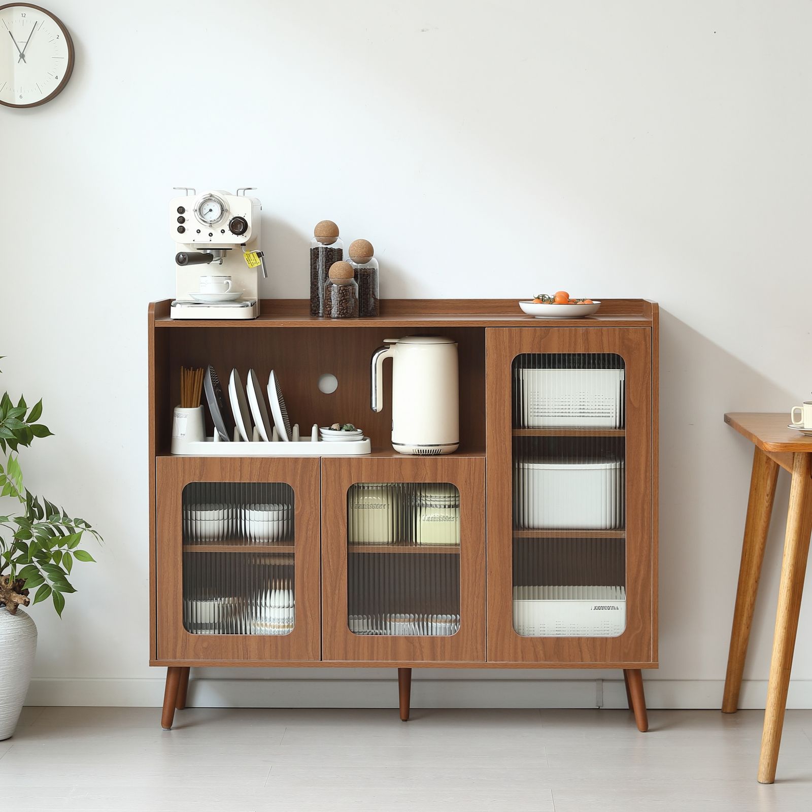 キャビネット サイドボード 食器棚 キッチンキャビネット チェスト 大