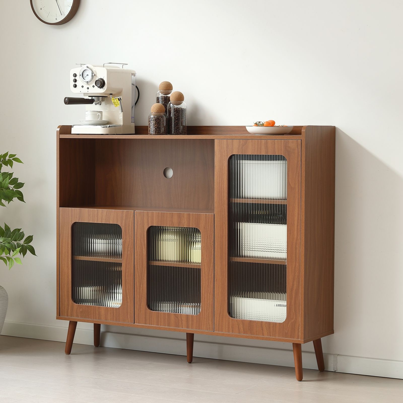 キャビネット サイドボード 食器棚 キッチンキャビネット チェスト 大