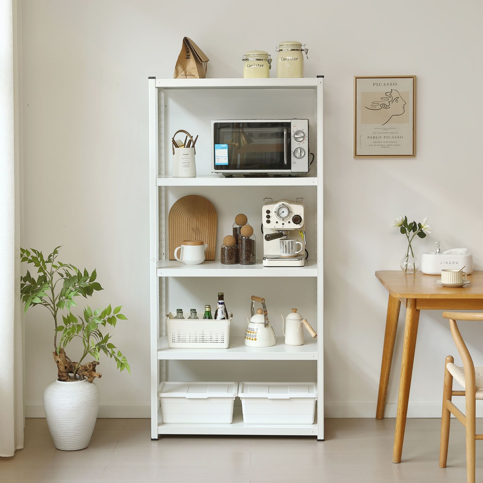 スチールラック オープンラック 可動棚 分割可能 トップ 大容量