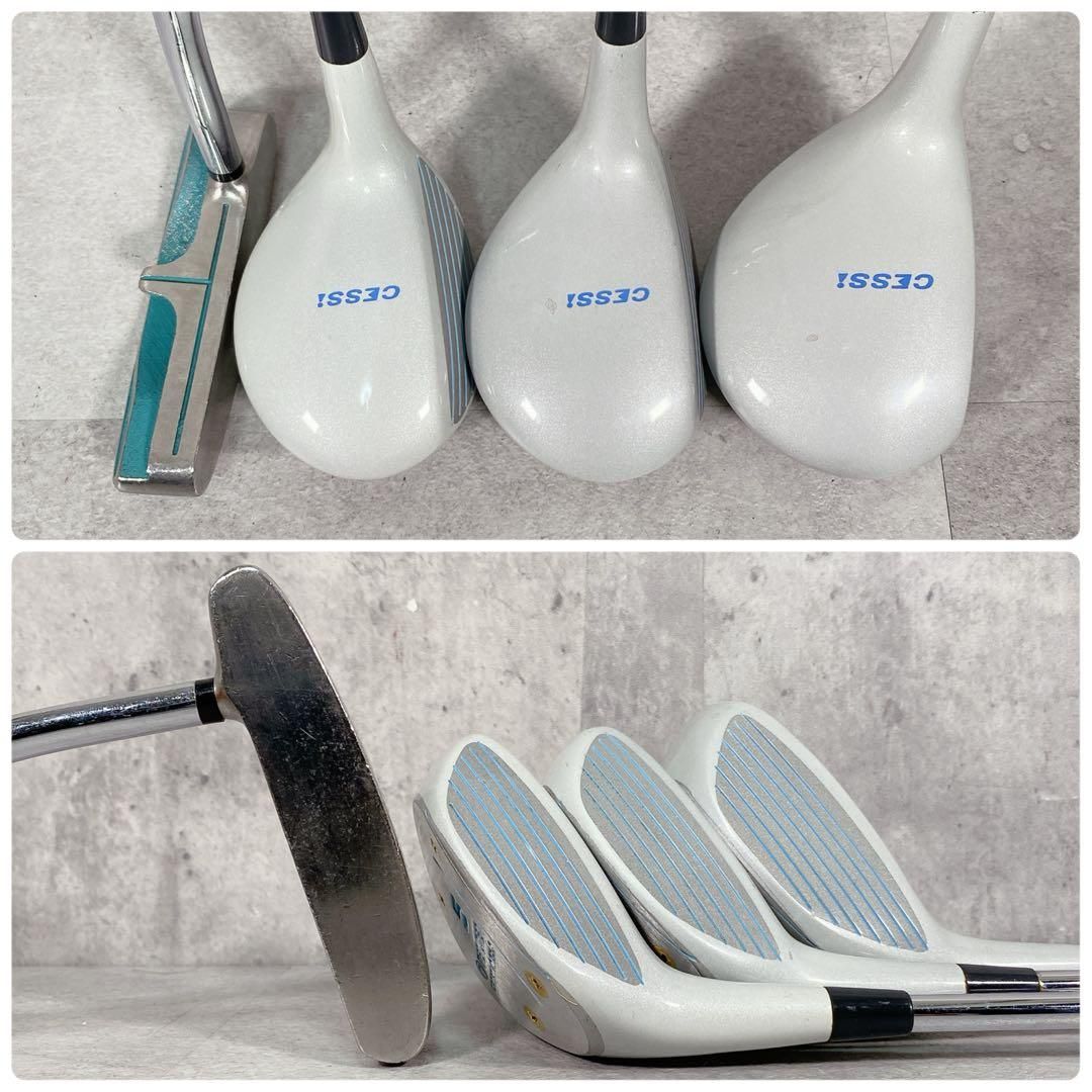 V676 マルマン レディース ゴルフ クラブ セット 青 キャディバッグ