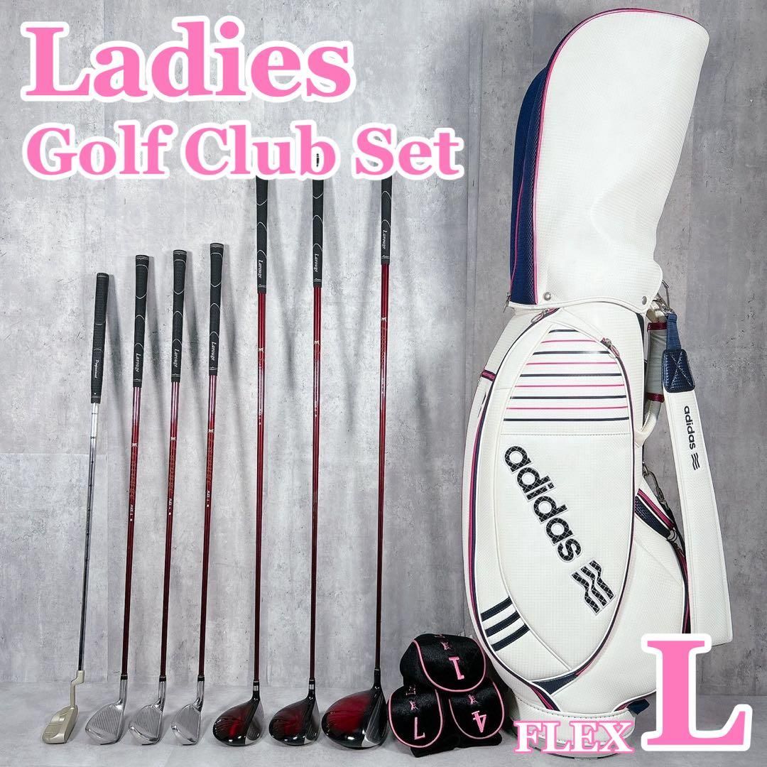 V669 adidas 他 レディース ゴルフ クラブ セット ラルージュ - メルカリ